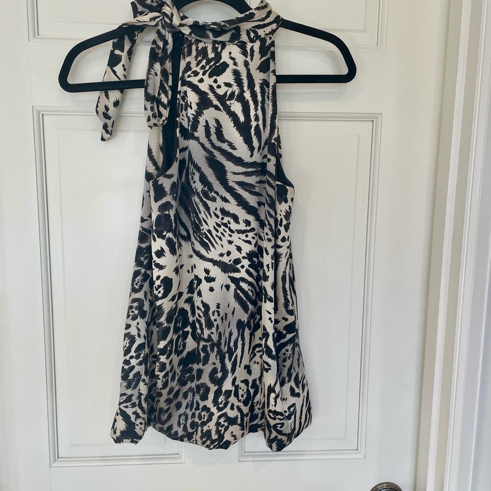 Georgiou Studio Halter top with side bow tie.